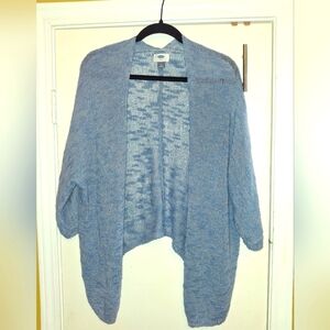💙Old Navy Blue Textured Short Sleeve Cardigan